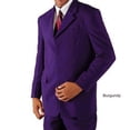 thumbnail image 1 of Milano Moda Men's 3 Button Single Breasted Dress Suit 802-Purple-52Regular-46Pants, 1 of 1