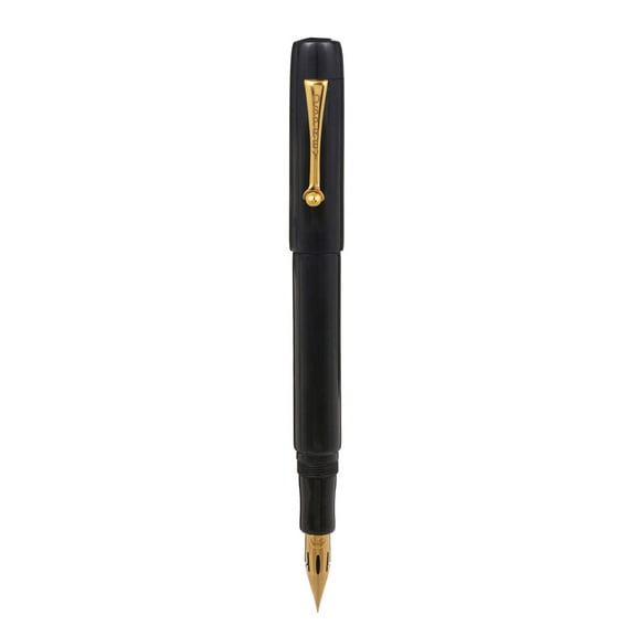 Milano-Zebra G Black (ebonite), Gold plated clip