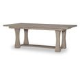 thumbnail image 1 of Milano by Rachael Ray Rectangular Trestle Table in Natural Sandstone Finish Wood, 1 of 9
