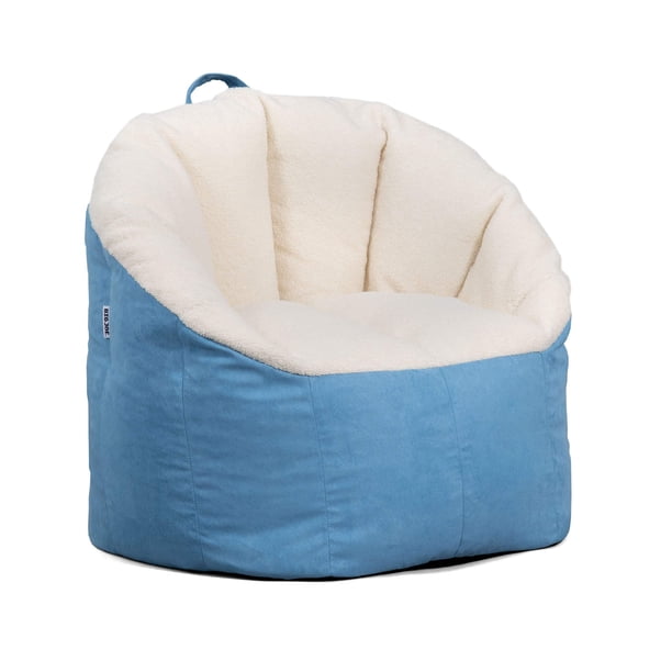 Free Shipping! Big Joe Milano Adult Bean Bag Chair, Oat Sherpa and