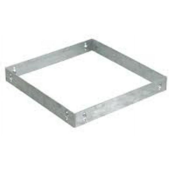 Milbank 88GC Wireway Connector 8 Inch x 8 Inch Steel ANSI 61 Gray Polyester Powder Coated