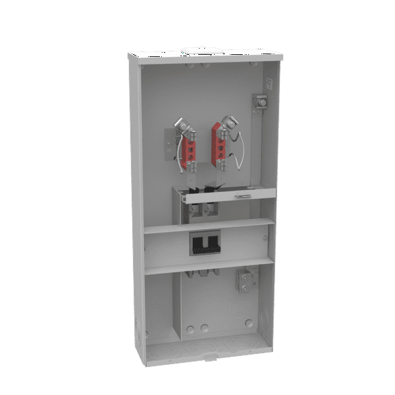 Milbank U3990-XL-150 1 Phase 5 Jaw 1 Position 150 Amp Ringless Meter Socket