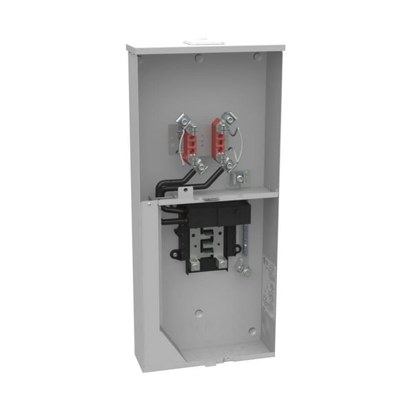 Milbank U5168-XL-200-BL-NE 1 Phase 4 Jaw 1 Position 200 Amp Ringless Meter Socket