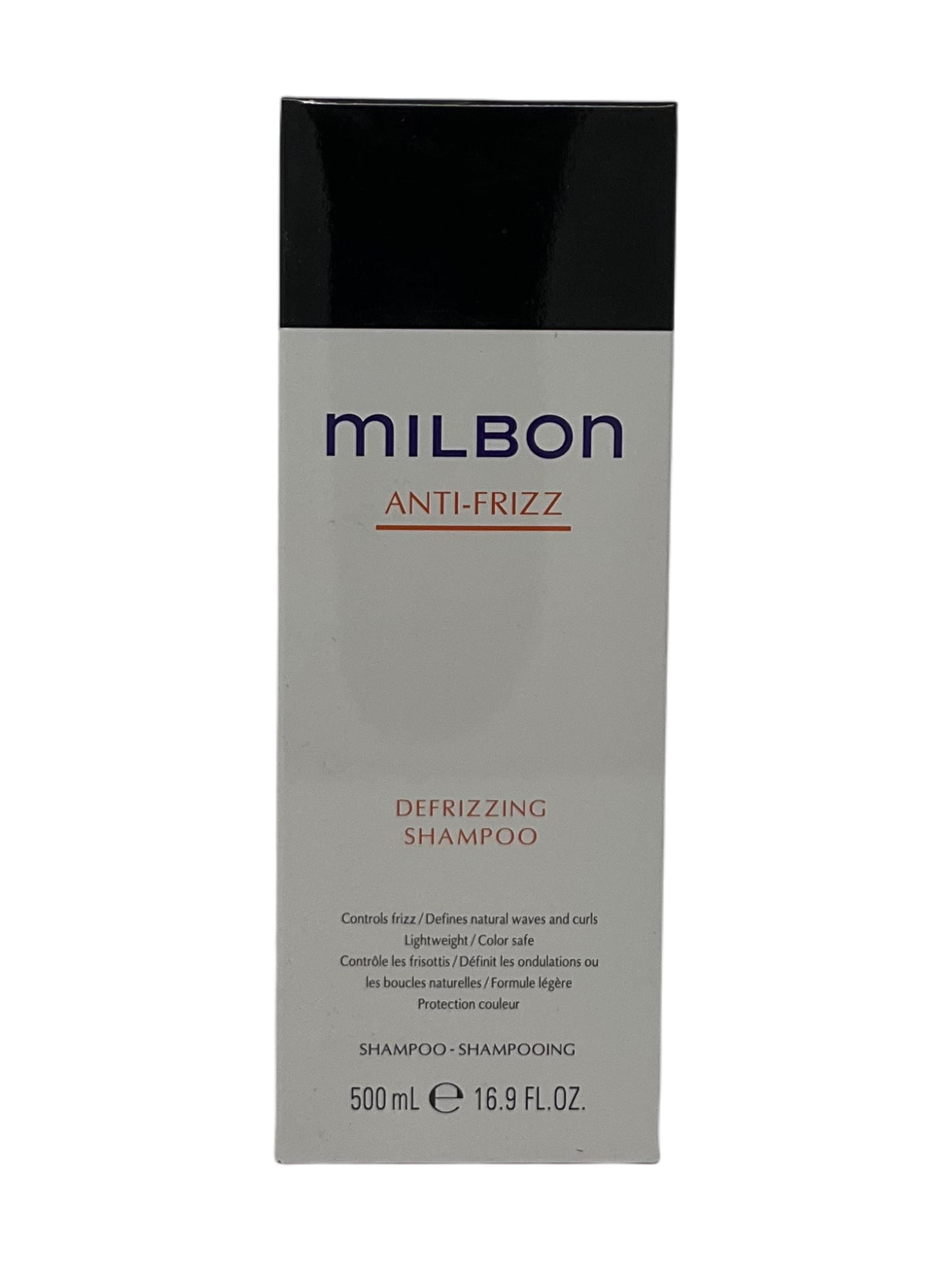 Milbon Anti Frizz Defrizzing Shampoo 16.9 oz, Color Safe