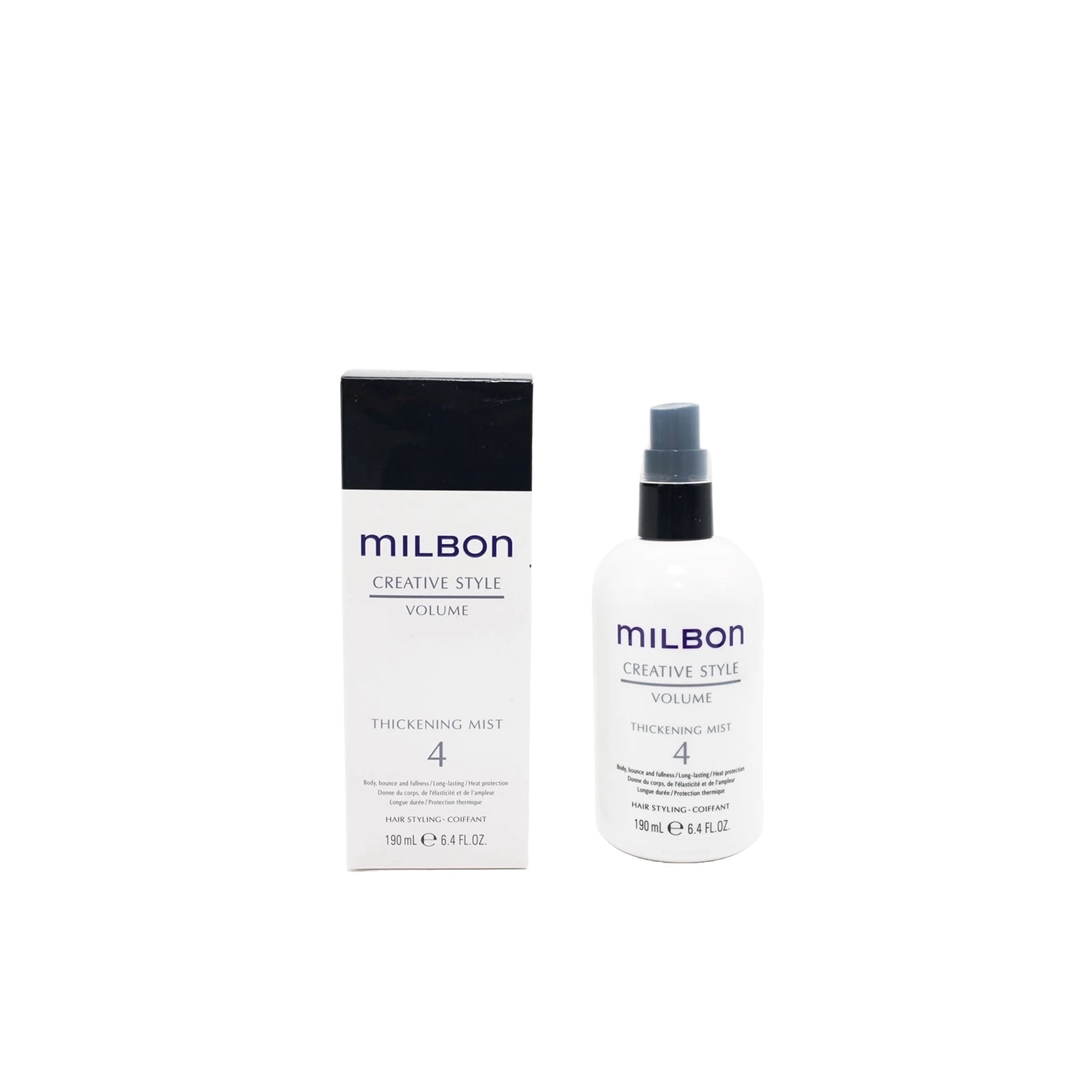 Milbon Creative Style Thickening Mist Volume 4 For Hair Styling and Coifant 6.4 oz