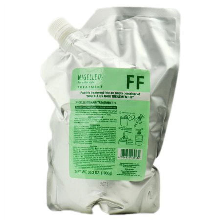 Milbon Nigelle DS Hair Treatment FF 35.3 oz with refill bottle