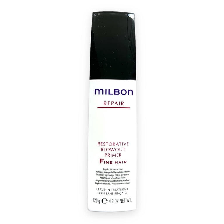 Milbon Repair Restorative Blowout Primer 4.2oz for Fine Hair
