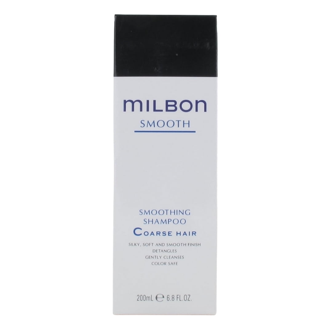 Milbon Smooth Smoothing Shampoo for Coarse Hair, 6.8oz