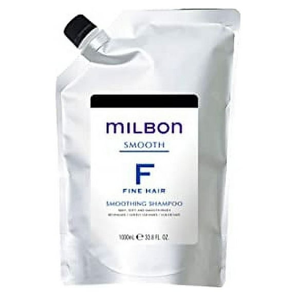 Milbon Smooth Smoothing Shampoo Fine Hair 33.8 oz Refill 33.8 oz