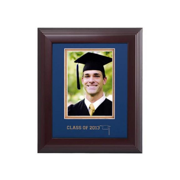 Milburn Universal Designs MF-GLIN1241DM810 Grad Portrait Frame - LapisBlue