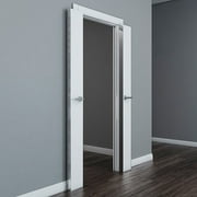 Milcasa Compack 180 Folding Door Hardware Set, 1-1/2 to 1-3/4 Thickness