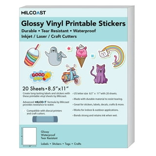 ZICOTO Premium Printable Vinyl Sticker Paper for Your Inkjet and