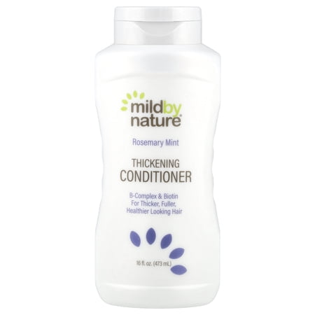 Mild By Nature Thickening Conditioner, B-Complex & Biotin, Rosemary Mint, 16 fl oz (473 ml)