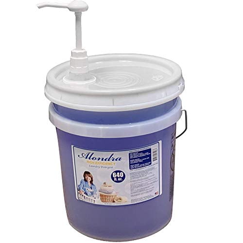 Mild Fresh Scent Ultra Concentrated HE Liquid Laundry Detergent 640 fl. oz. 5 Gallon Bucket with Dispensing Pump (Approx. 426 Loads)$$