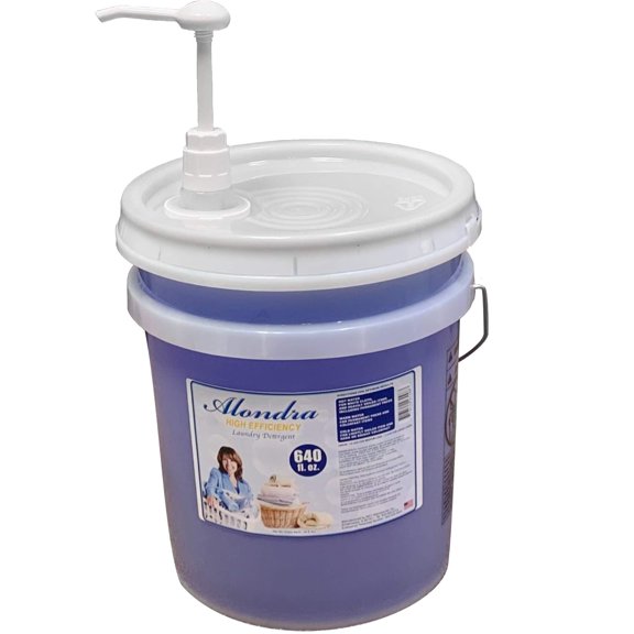 Mild Fresh Scent Ultra Concentrated HE Liquid Laundry Detergent 640 fl. oz. 5 Gallon Bucket with Dispensing Pump (Approx. 426 Loads)