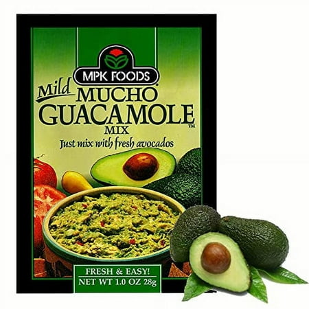 Mild Guacamole Seasoning Mix, by MPK Foods 1 Ounce (Pack of 12)