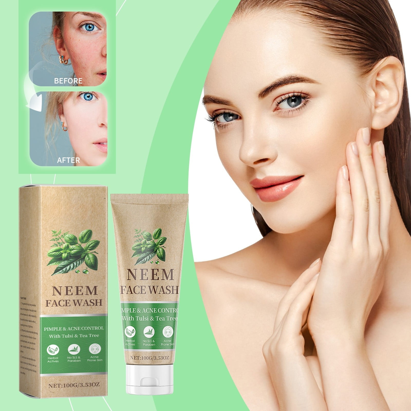 Mild Moisturizing Cleanser Mild Hydrating Oil Logistics Face Wash Face