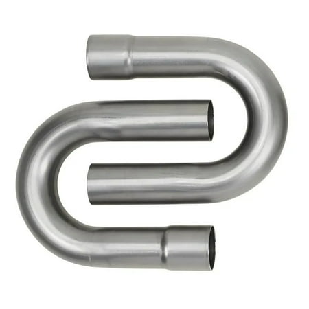 Mild Steel Exhaust Pipe Mandrel Bend, 180 Degree, 3 Inch 2PK