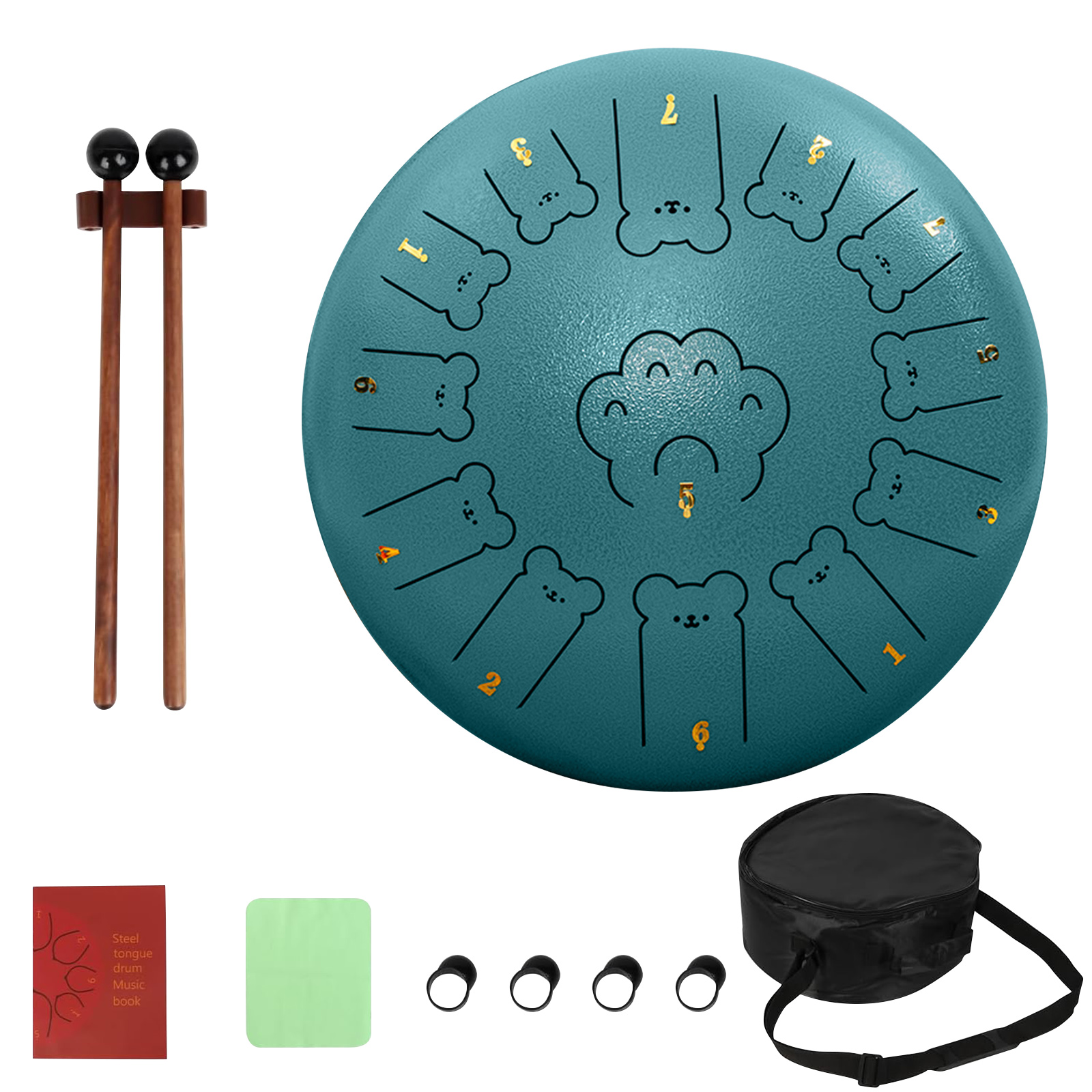 Present Instruments Mild Steel Handpan 13 Notes CREATE Code Adjusting Percussion Instrument ...