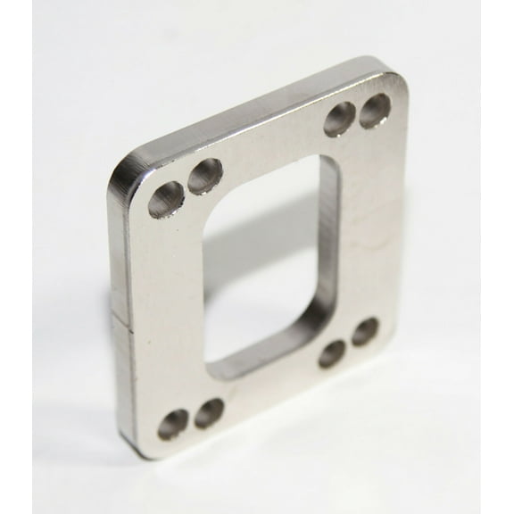 Mild Steel Undivided Single Open Port T3 to T4 Turbo Transition Flange Adapter Mild Steel Undivided Single Open Port T3 to T4 Turbo Transition Flange Adapter