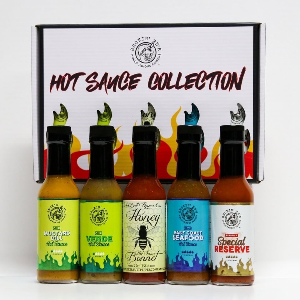 Smokin' Ed's Mild to Wild Hot Sauce 5 Pack 5 oz