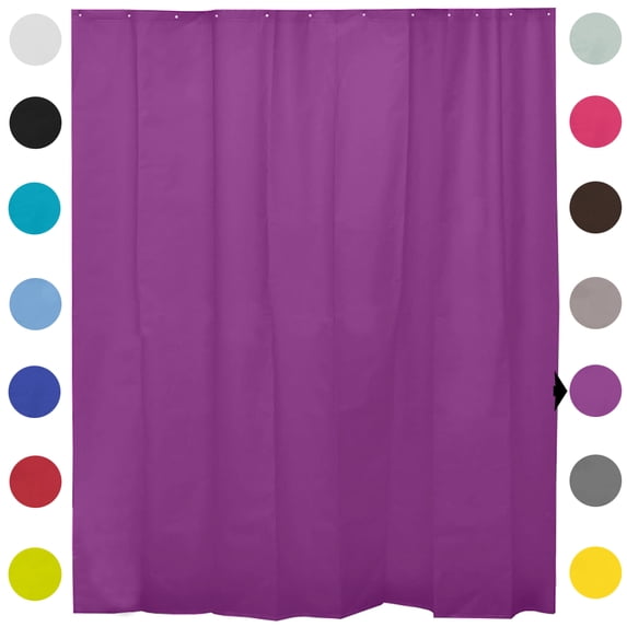Tendance Mildew Resistant Extra Length PEVA Bathroom Shower Curtain Liner