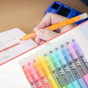 Mildliner Highlighters Erasable Highlighters Dual Tip 10 Colors Pen Assorted Colors Smooth Writing Book Journaling Highlighters Erasable No Bleeding Highlighters for Bible Journal Planner