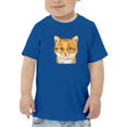 thumbnail image 1 of Mildly Happy Kitten T-Shirt Toddler -Kayomi Harai Designs,  5 Toddler, 1 of 4