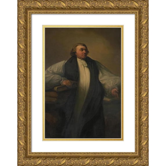 Mildred C. Jordan 18x24 Gold Ornate Framed and Double Matted Museum Art Print Titled - Reverend Samuel Seabury (1907)