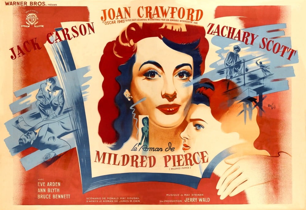 Mildred Pierce From Left Center Joan Crawford Ann Blyth 1945 Movie ...