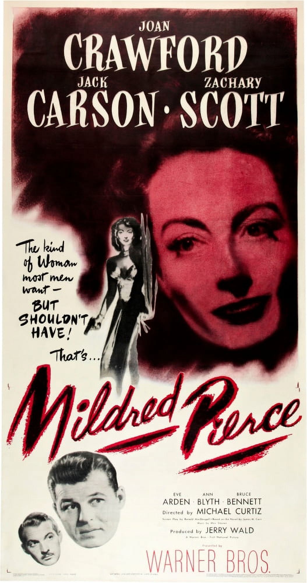 Mildred Pierce US Canvas Art -  (11 x 17)