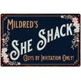 thumbnail image 1 of Mildred's SHE SHACK Gift Sign Metal Wall Decor 8x12 Mom 108120060063, 1 of 1