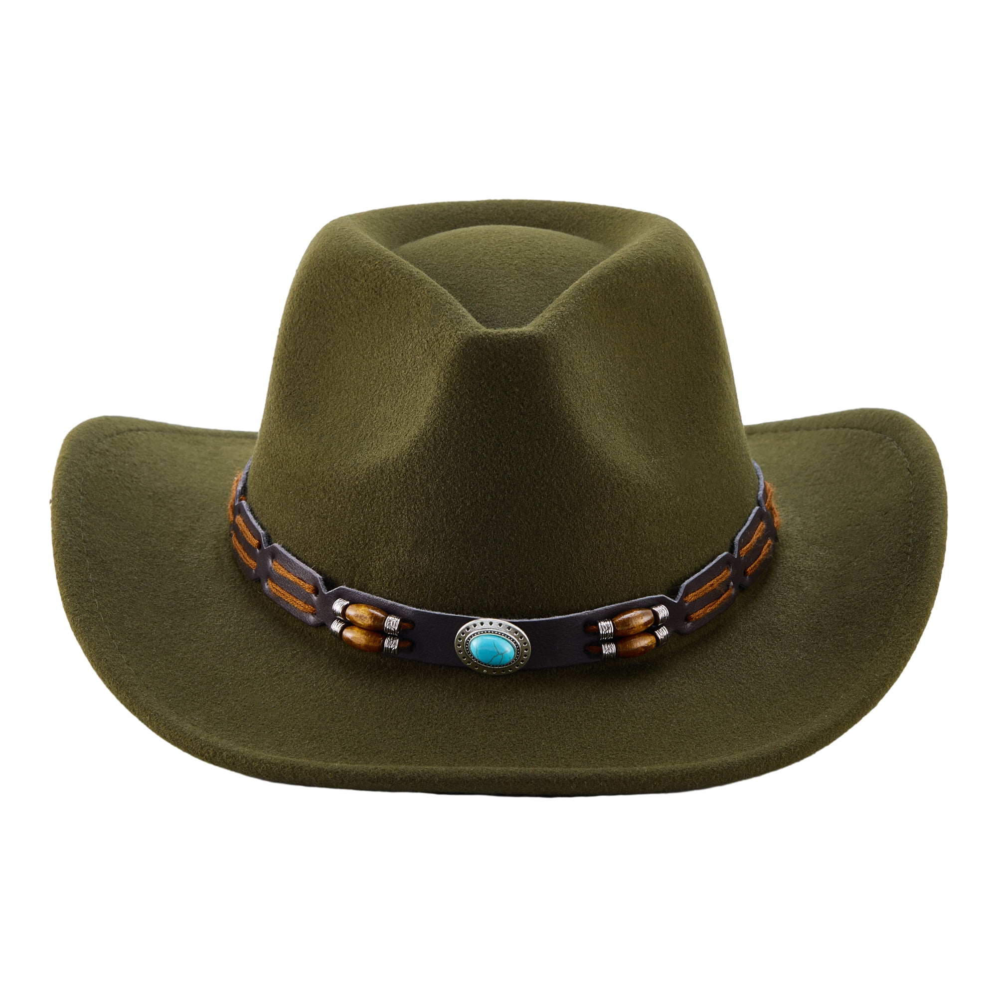 Mildsown Western Cowboy Hat for Women Men Boho Cowgirl Hat with