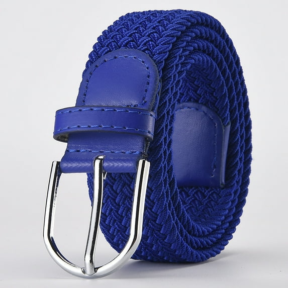Mile High Life Young Boys Girls | Braided Stretch Elastic Belt | Pin Prong Buckle | Loop End Tip |