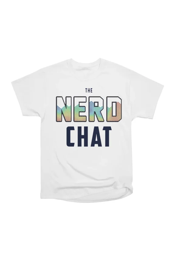 Mile High Nerd Chat Logo T-Shirt Tee Gift For Him Merch For Her Apparel For Friend