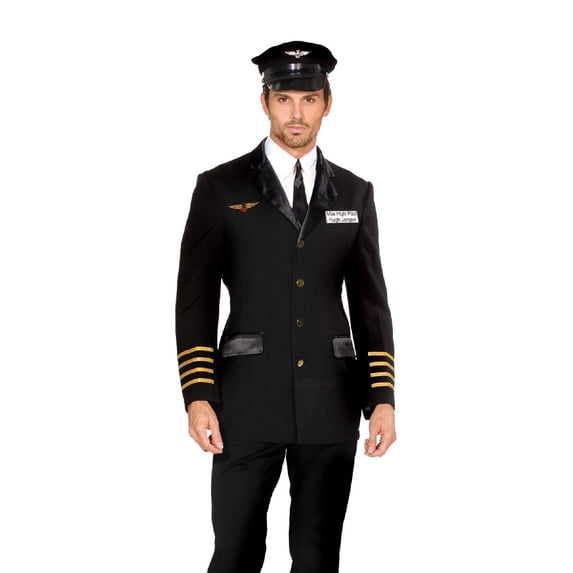 Mile High Pilot Hugh Jorgan Adult Costume