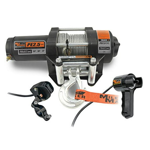 Mile Marker PE2.5(es) ATV/UTV Premium Sealed Electric Winch - 2,500 lb. Capacity
