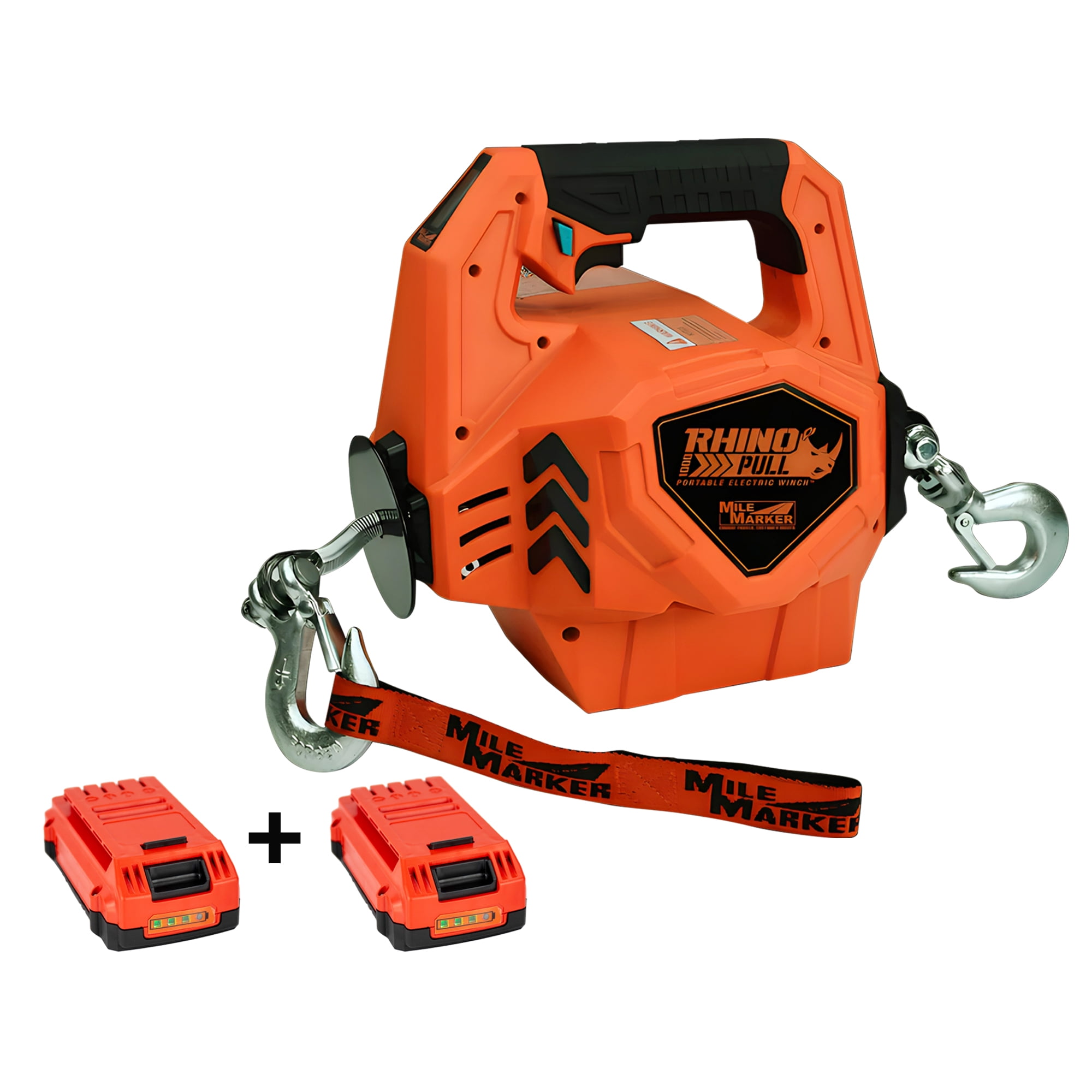 Mile Marker Rhino Pull 1000 24V Portable Electric Winch Battery