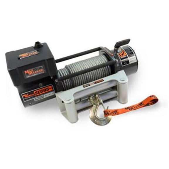 Milemarker 12V Winch 4.8 HP Series - Black