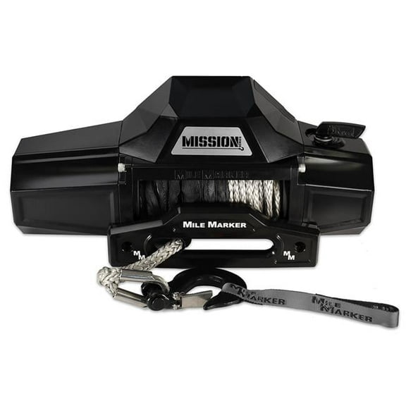 Milemarker 7853251 Mission 12K Capacity Winch with Synthetic Rope