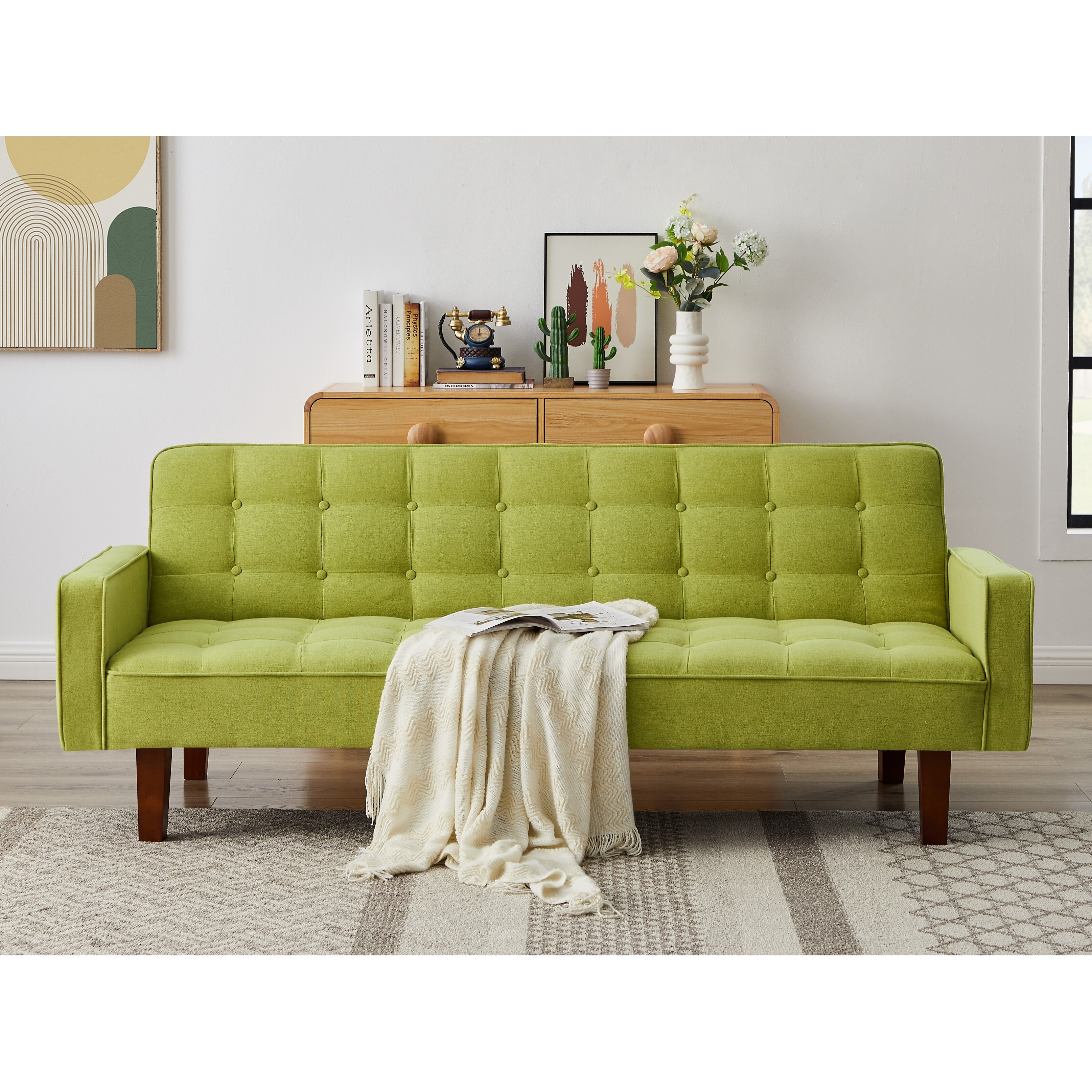Milemont Sofa Couch for Living Room, Loveseat Sofa Futons for Small Space,Bedroom,Apartment