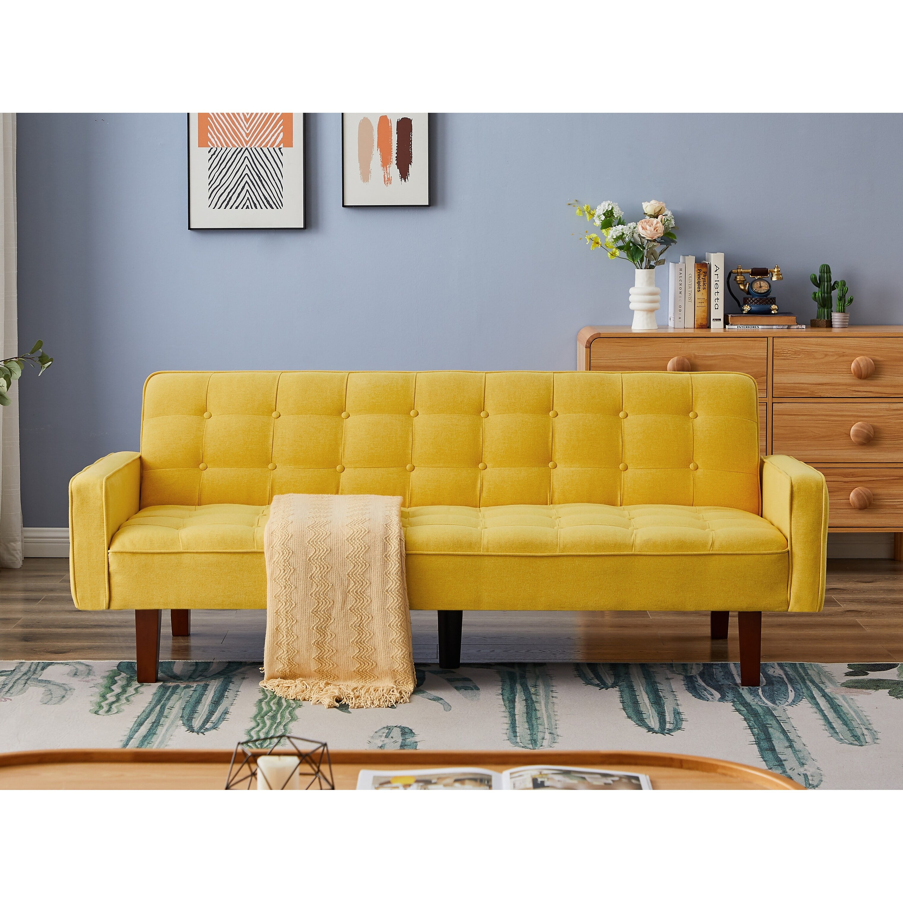 Milemont Sofa Couch for Living Room, Loveseat Sofa Futons for Small