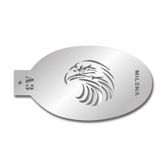 Milena Stencils - Eagle A3 - Professional Face & Body Painting Stencils for Kids Party, Halloween, Reusable Tattoo Stencil, Face Painting Template