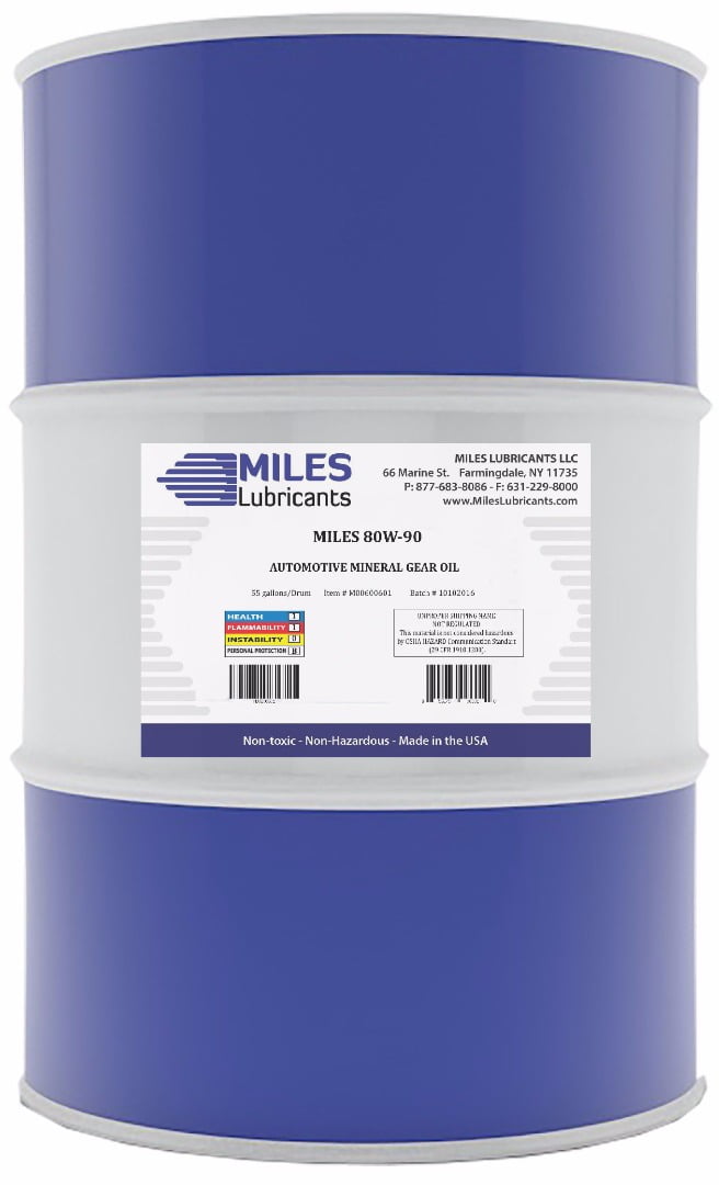 Miles 80W90 Gear Oil, 55-Gallon Drum