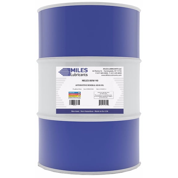 Miles 80W90 Gear Oil, 55-Gallon Drum