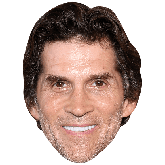 Miles Adcox (Smile) Big Head. Larger than life mask.