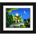 thumbnail image 1 of Miles, Chris 32x26 Black Ornate Wood Framed with Double Matting Museum Art Print Titled - The Concert, 1 of 4