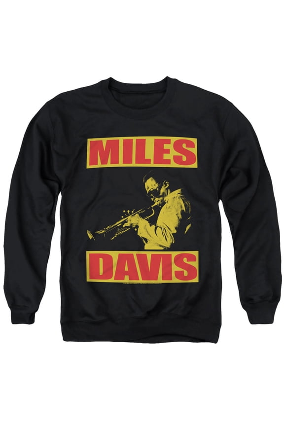 Miles Davis Bars Unisex Adult Crewneck Sweatshirt, Bars, Small