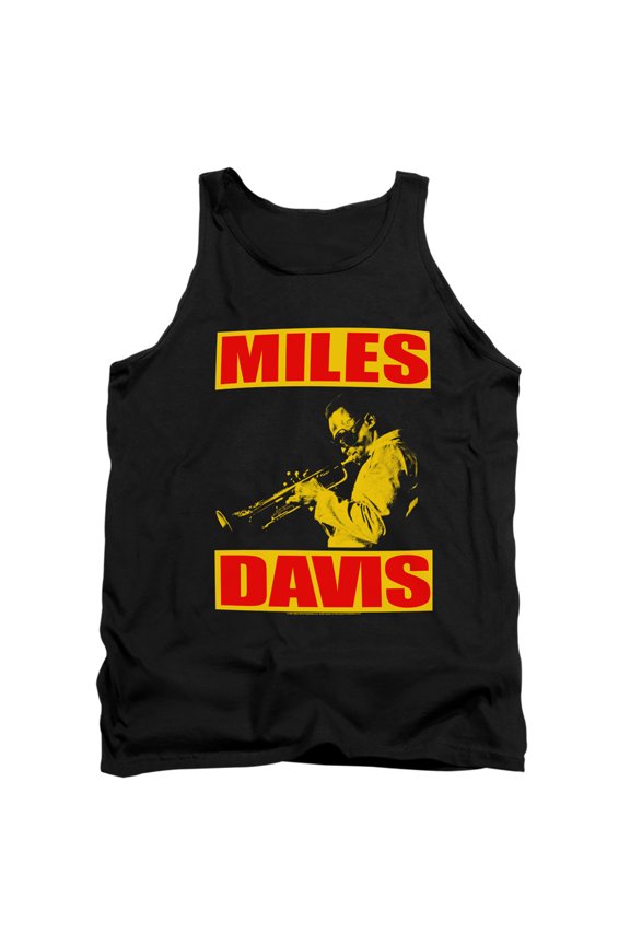 Miles Davis Bars Unisex Adult Tank Top, Bars, X-Large