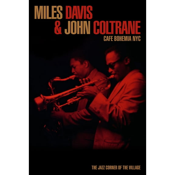 Miles Davis & John Coltrane Poster - 24in x 36in